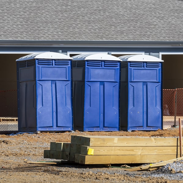 are there any restrictions on where i can place the portable restrooms during my rental period in Pemaquid ME